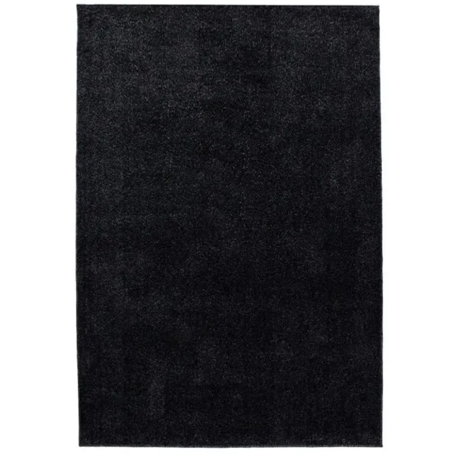 Basics Effen Vloerkleed Antraciet Laagpolig - 140x200 CM