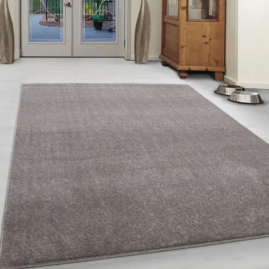 Basics Effen Vloerkleed Beige Laagpolig - 140x200 CM