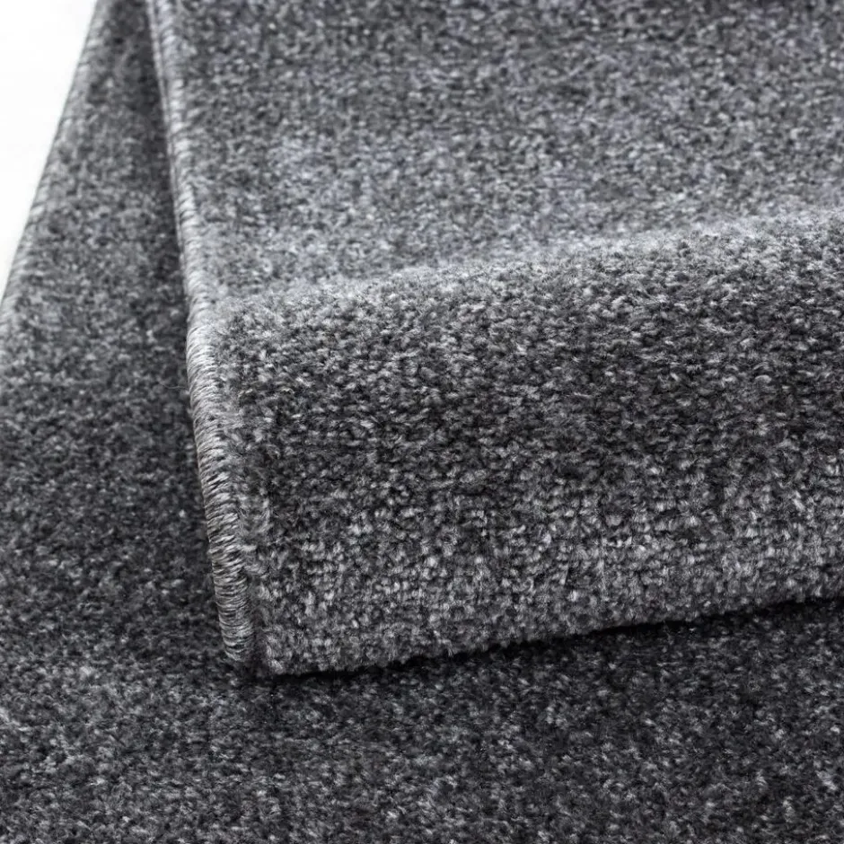 Basics Effen Vloerkleed Grijs Laagpolig - 160x230 CM