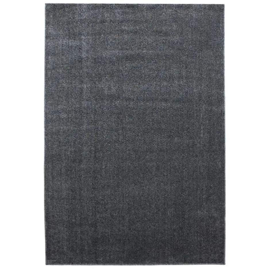 Basics Effen Vloerkleed Grijs Laagpolig - 140x200 CM