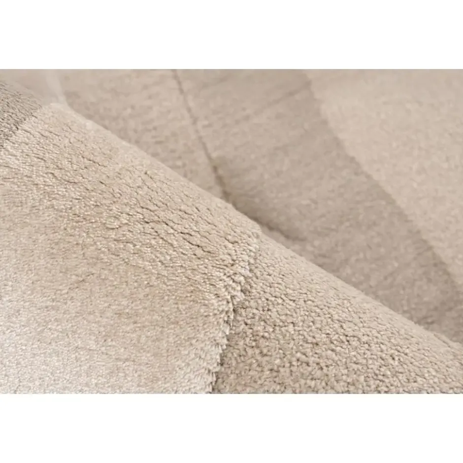 Batucci Vloerkleed Bergamo - Laagpolig golven - Beige 80x150 cm