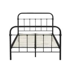 Bed Anne - mat antraciet - 120x200 cm