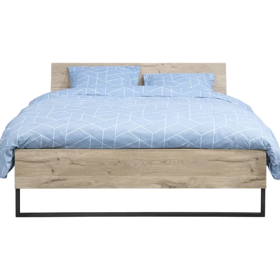 Bed Dex - eikenkleur - 180x200 cm