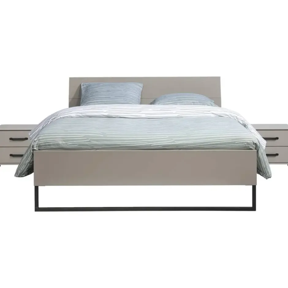 Bed Dex - greige - 180x200 cm
