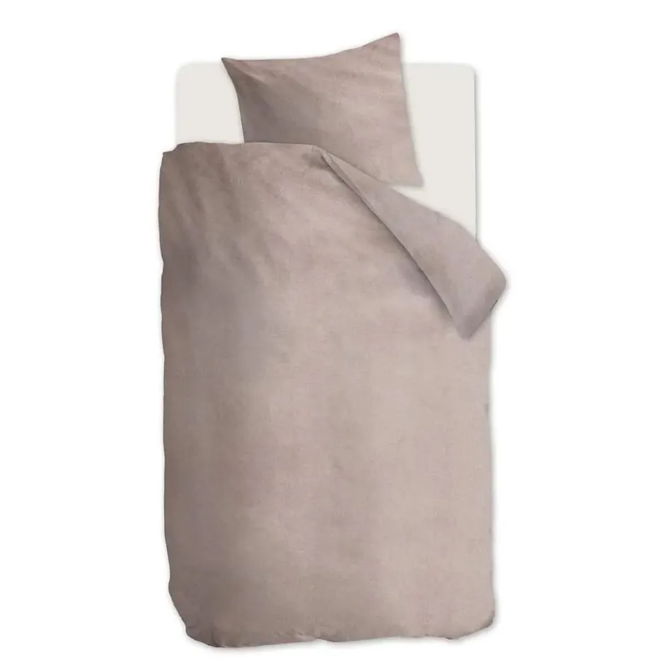 Beddinghouse Frost dekbedovertrek - 140x200/220 - Zacht Roze