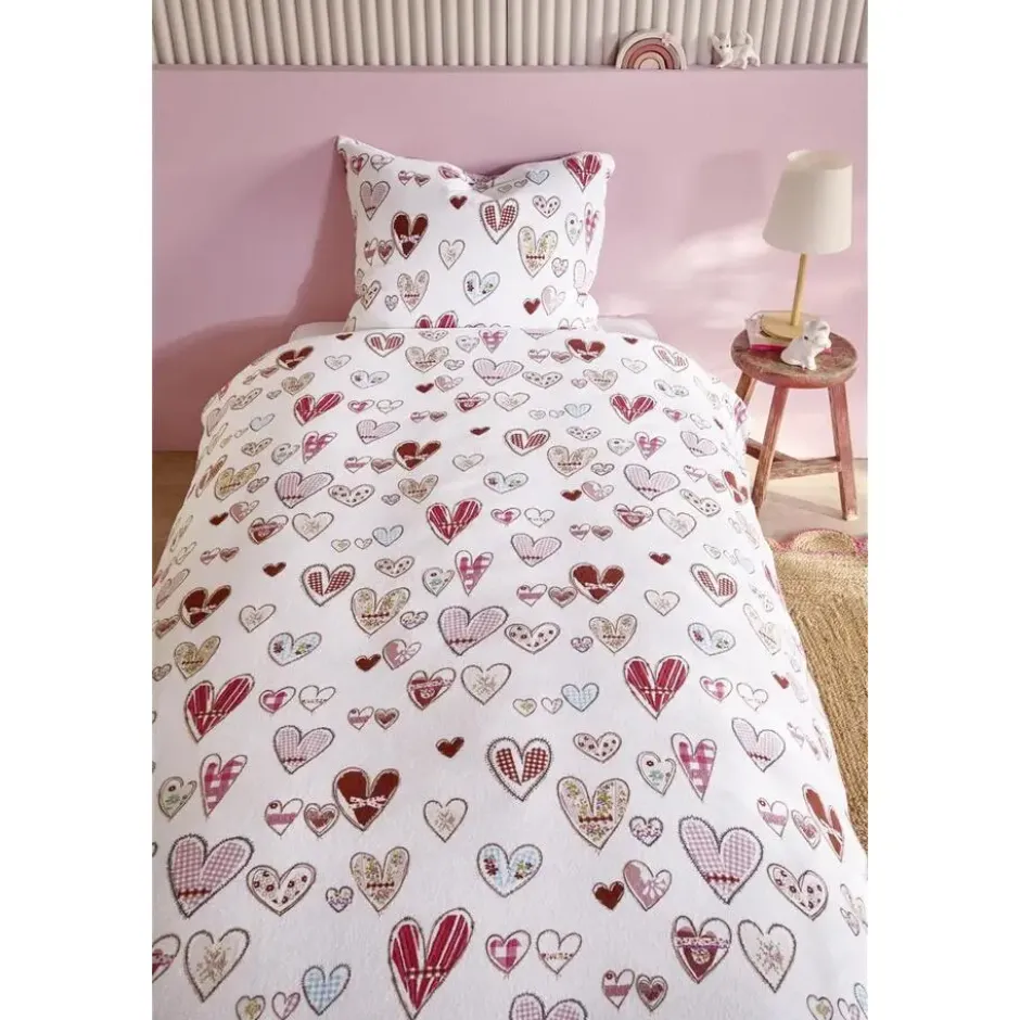 Beddinghouse Kids Sweethearts dekbedovertrek - 120x150 - Multi