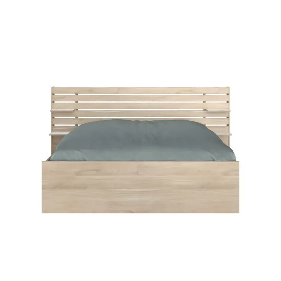 Bed Evi - eikenkleur - 180x200 cm