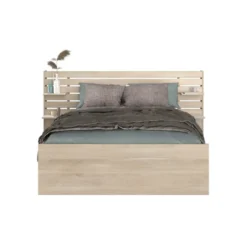 Bed Evi - eikenkleur - 140x200 cm