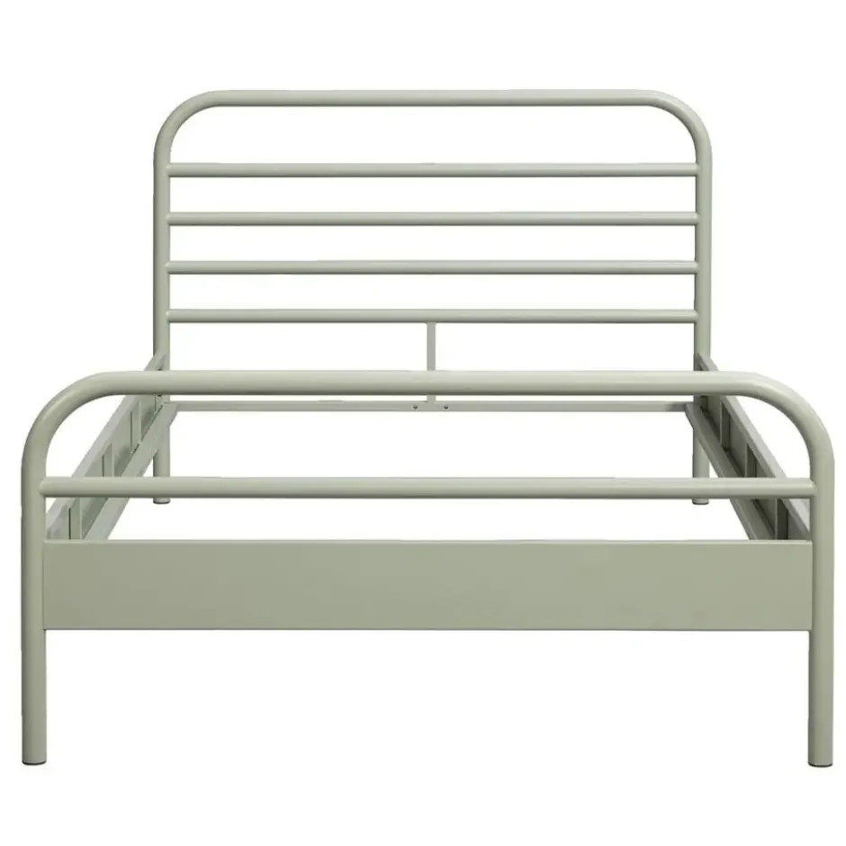 Bed Jada metaal - groen - 90x200 cm