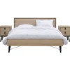 Bed Kansas - eikenkleur - 140x200 cm