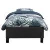 Bed Lena - antraciet - 90x200 cm