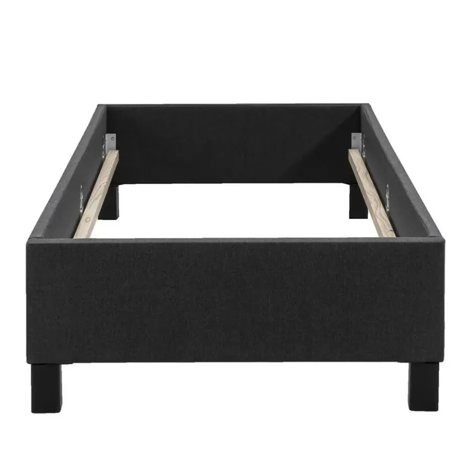 Bed Lena - antraciet - 90x200 cm