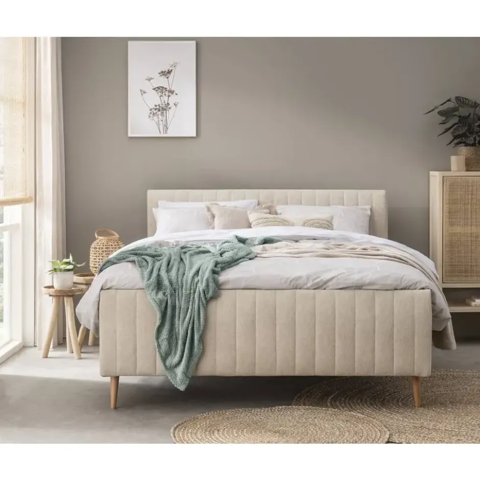 Bed Lieke - ecru - 180x200 cm