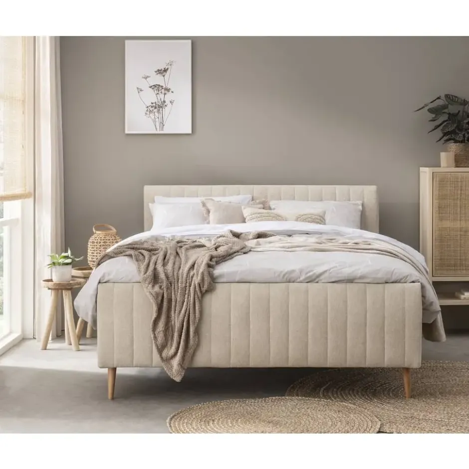 Bed Lieke - ecru - 160x200 cm