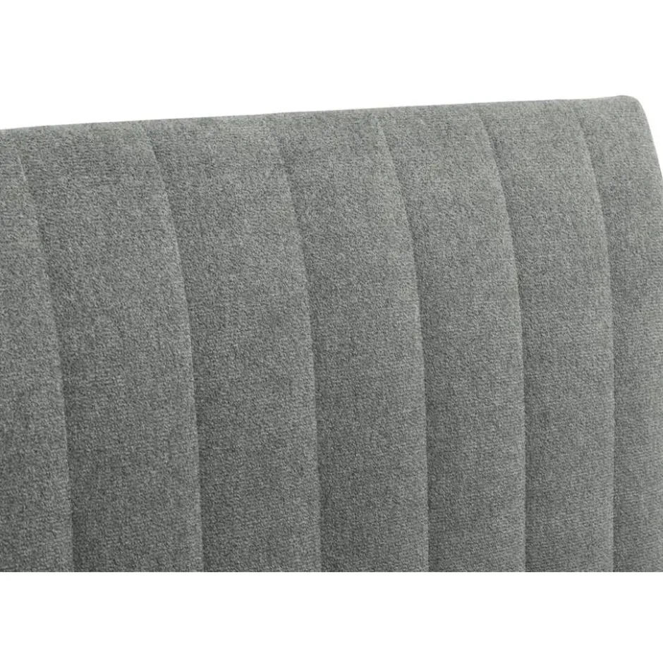 Bed Lieke - grijs/groen - 140x200 cm