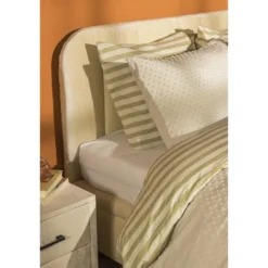 Bed Lizz met opbergruimte - ecru - 180x200 cm