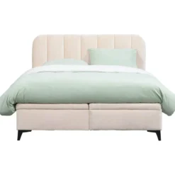 Bed Lizz met opbergruimte - ecru - 140x200 cm