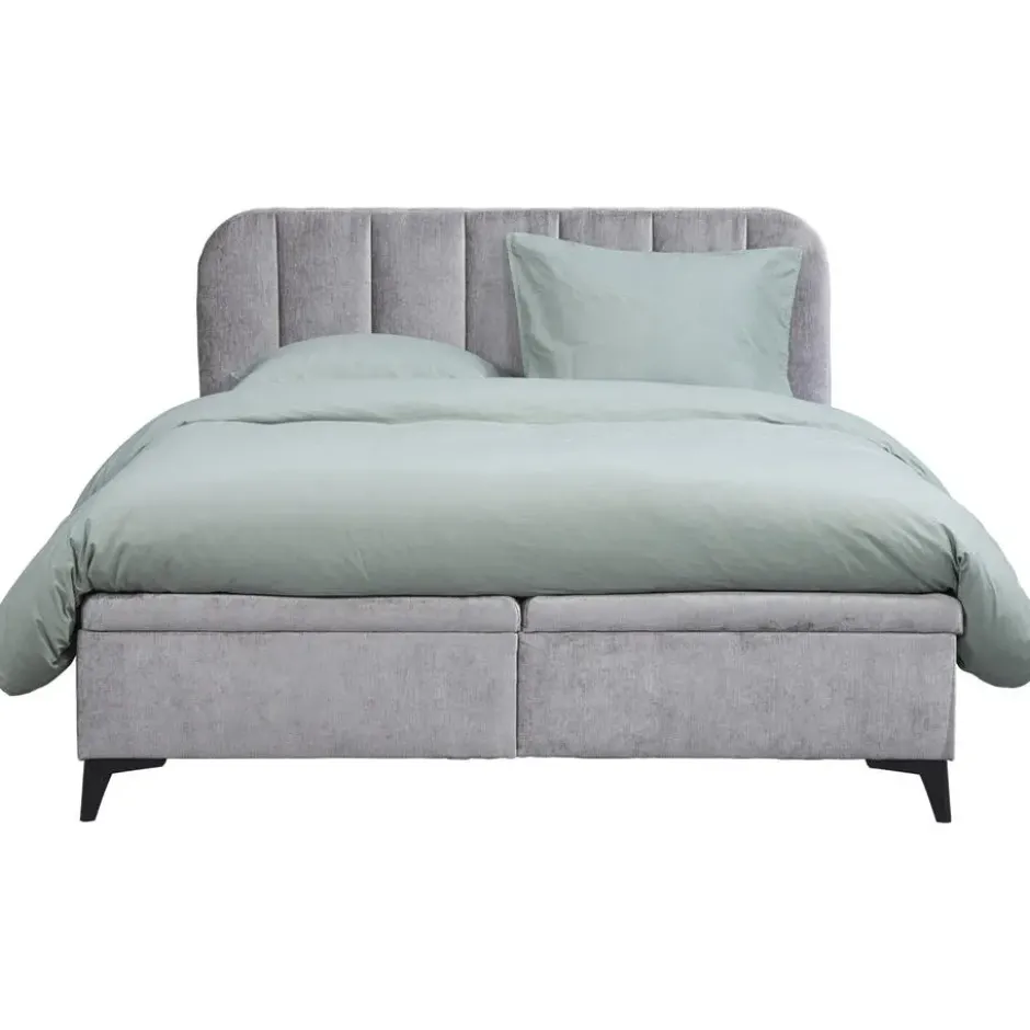 Bed Lizz met opbergruimte - grijs - 180x200 cm