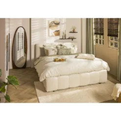 Bed Maudy - ecru - 160x200 cm