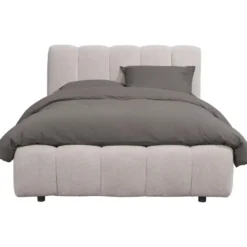 Bed Maudy - lichtgrijs - 120x200 cm