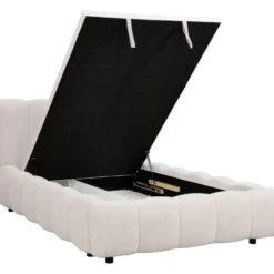 Bed Maudy met opbergruimte - ecru - 120x200 cm
