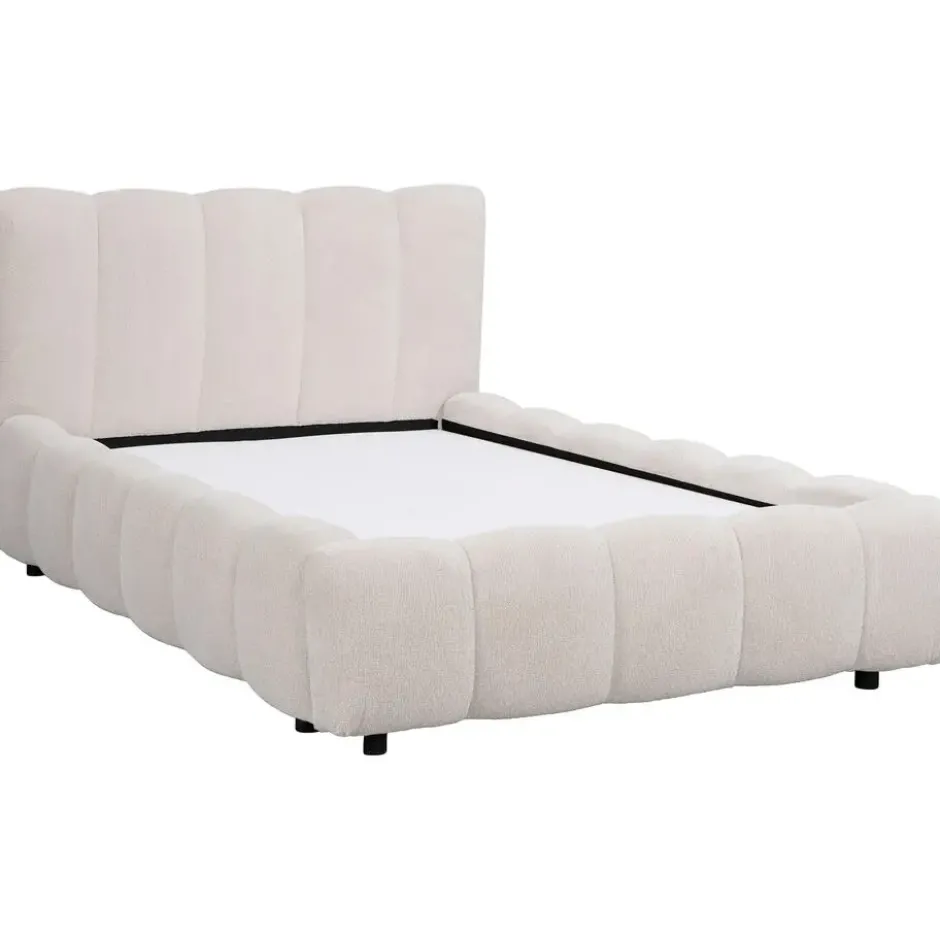 Bed Maudy met opbergruimte - ecru - 120x200 cm