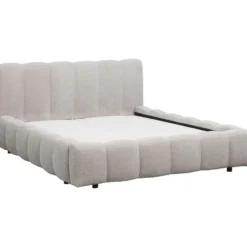 Bed Maudy met opbergruimte - lichtgrijs - 180x200 cm
