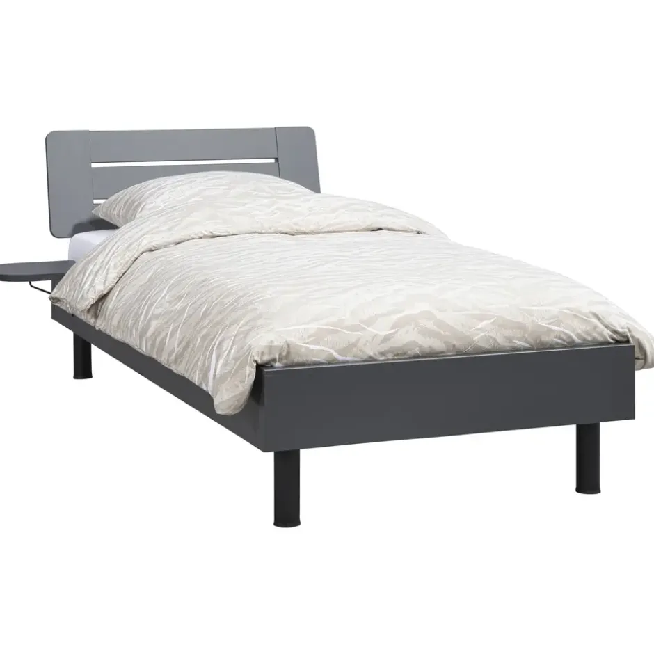 Bedplankje Nova - grafietkleur - 2 stuks