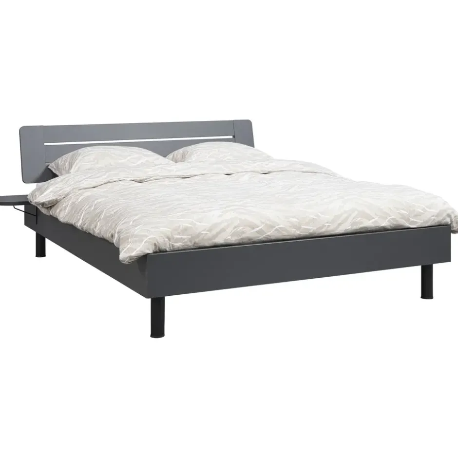 Bedplankje Nova - grafietkleur - 2 stuks