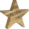 Beeld Ster - goudkleur - 35,5x33,5x9 cm
