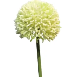 Bellatio Design Allium kunstbloem steel - creme wit - 44cm