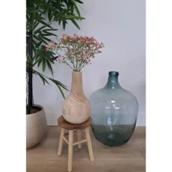 Bellatio Design Kunstbloem Gipskruid - 45 cm - roze - Gypsophila