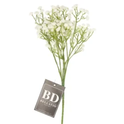 Bellatio Design Kunstbloem Gipskruid - 30 cm - wit - Gypsophila