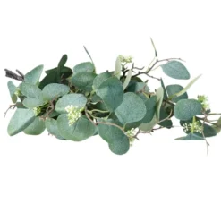 Bellatio Design Kunstbloem/kunsttak Eucalyptus - 92 cm