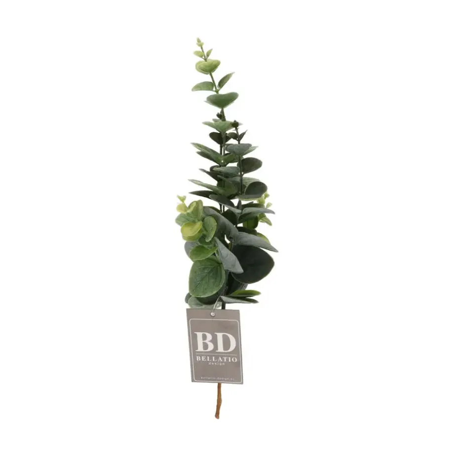 Bellatio Design Kunstbloem/kunsttak Eucalyptus - 38 cm