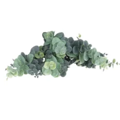 Bellatio Design Kunstbloem/kunsttak Eucalyptus - 38 cm