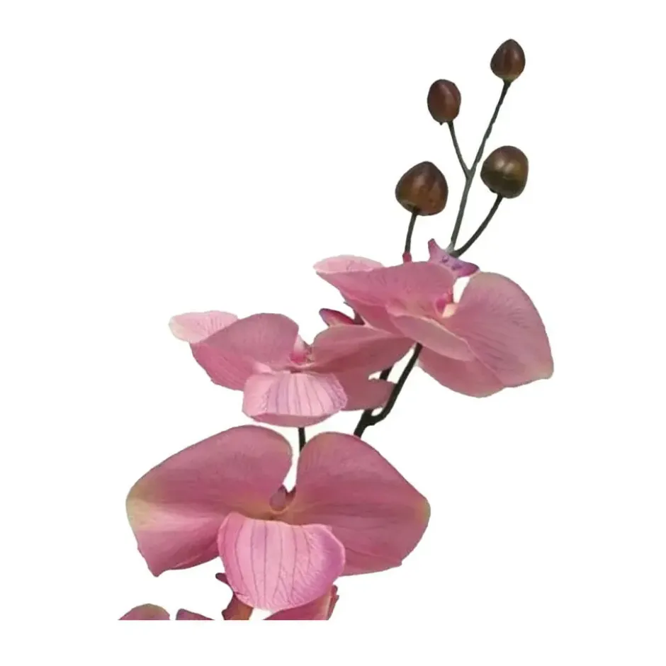Bellatio Design Kunstbloem Orchidee Milan - roze - 78 cm