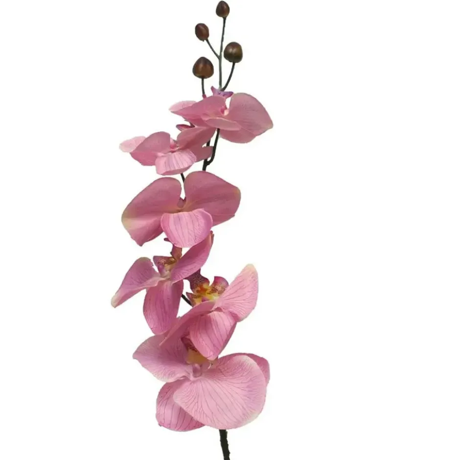 Bellatio Design Kunstbloem Orchidee Milan - roze - 78 cm