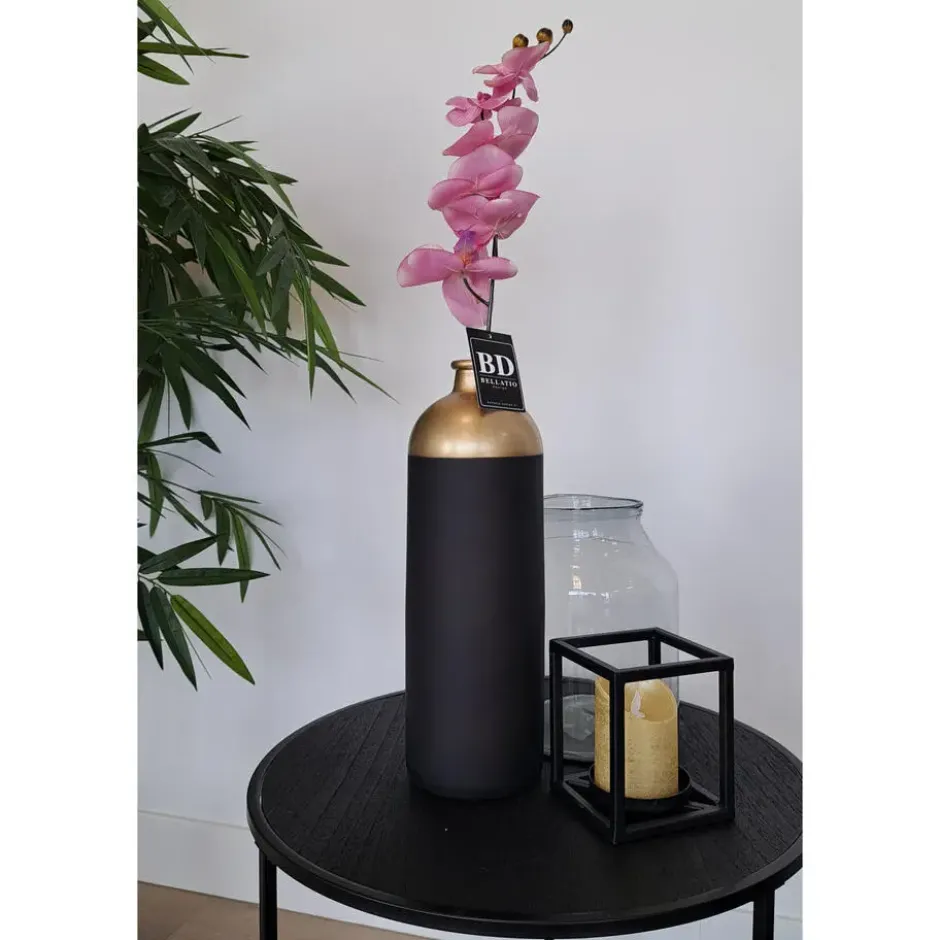 Bellatio Design Kunstbloem Orchidee Milan - roze - 78 cm