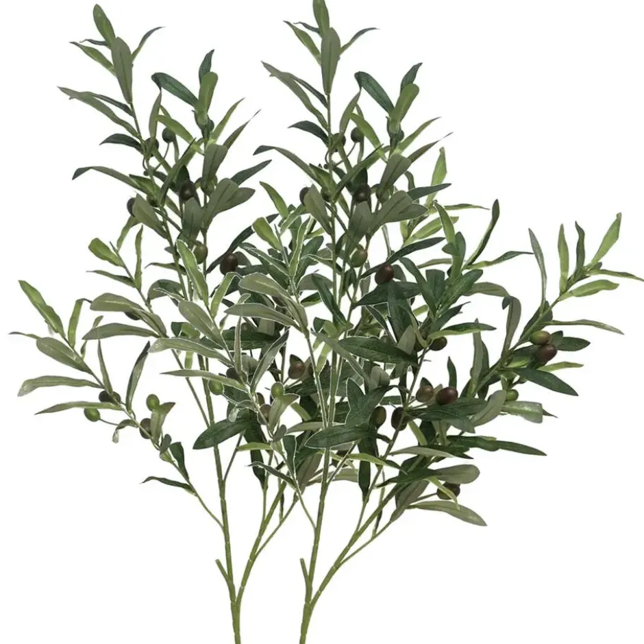 Bellatio Design Kunstplant Olijf takken - 101 cm - groen
