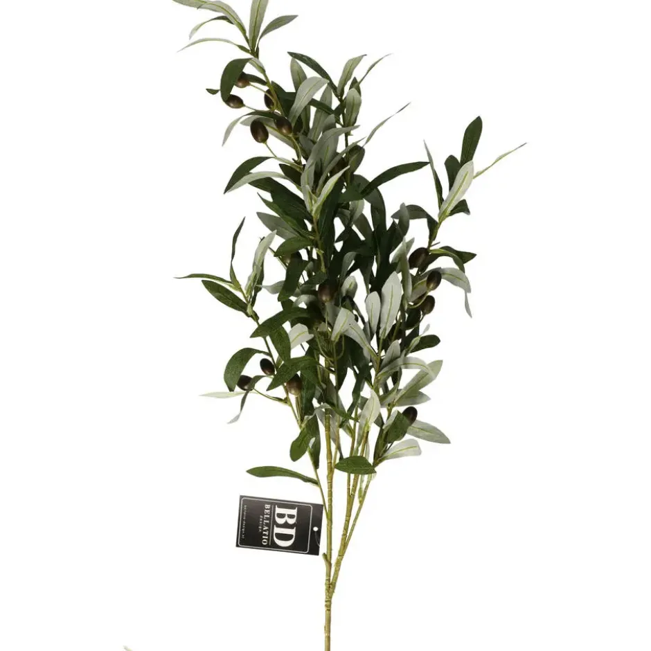 Bellatio Design Kunstplant Olijf takken - 101 cm - groen