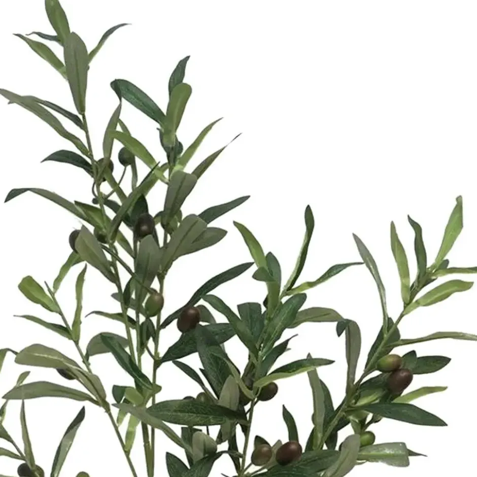 Bellatio Design Kunstplant Olijf takken - 101 cm - groen