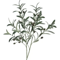 Bellatio Design Kunstplant Olijf takken - 75 cm - groen