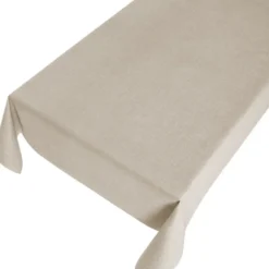 Bellatio Design Tafelzeil - uni beige - 140 x 245 cm