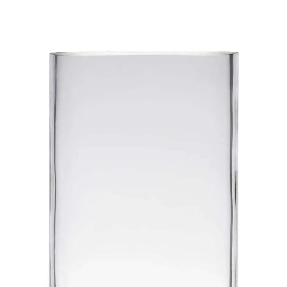 Bellatio Design Vaas Home Basics - cilinder - glas - 12 x 35 cm