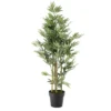 Bellatio Flowers & Plants Kunstplant - bamboe - 125 cm - groen