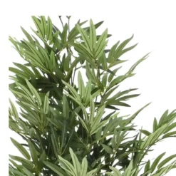 Bellatio Flowers & Plants Kunstplant - bamboe - 125 cm - groen