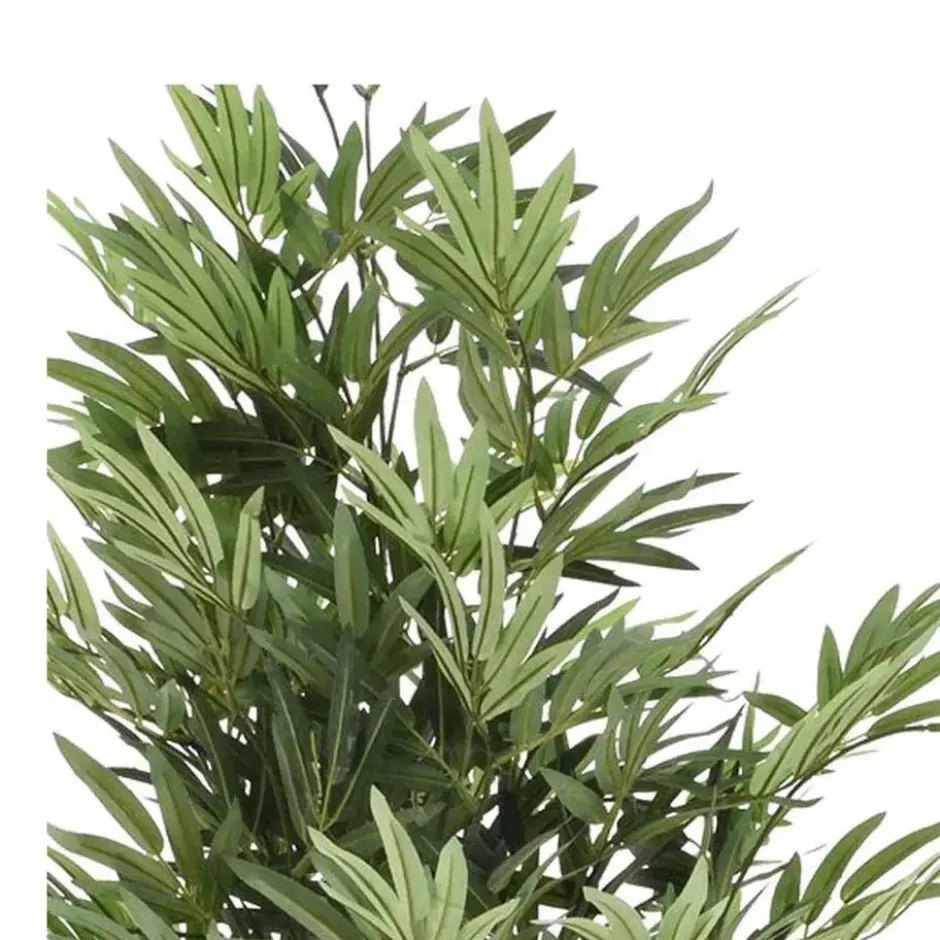 Bellatio Flowers & Plants Kunstplant - bamboe - 125 cm - groen