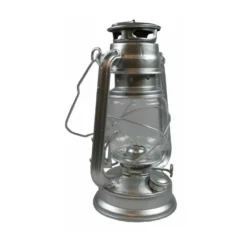 Benson Stormlantaarn - zilver - op brandstof - 8 x 25 cm - retro