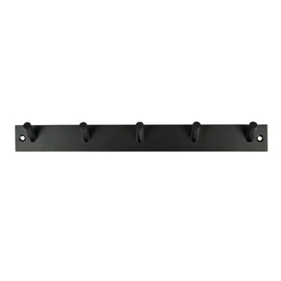 Benson Wand kapstok - 5 haken - RVS - 32 cm - ruimtebesparend